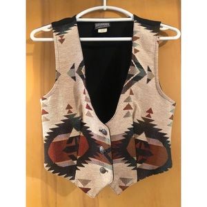 Vintage women’s western southwest vest